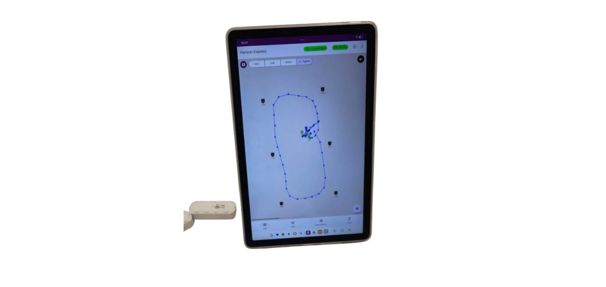 Indoor positioning dashboard